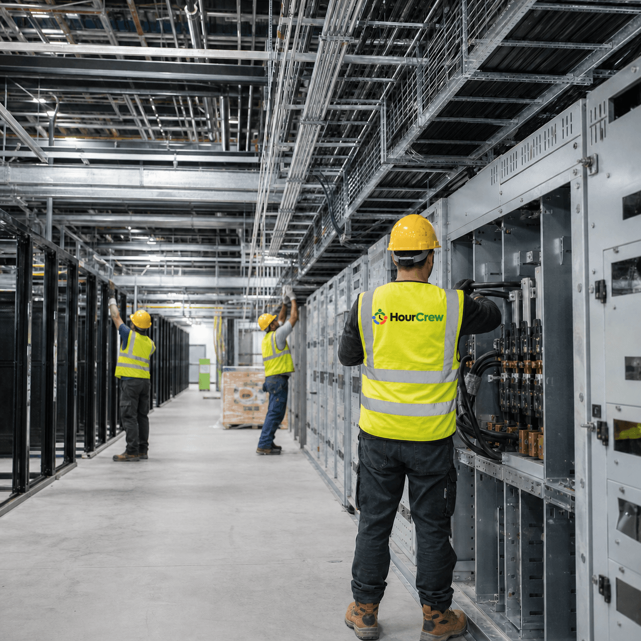 Projektmöte inom industri